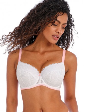 SUJETADOR FREYA OFFBEAT SEMIRELLENO BLANCO