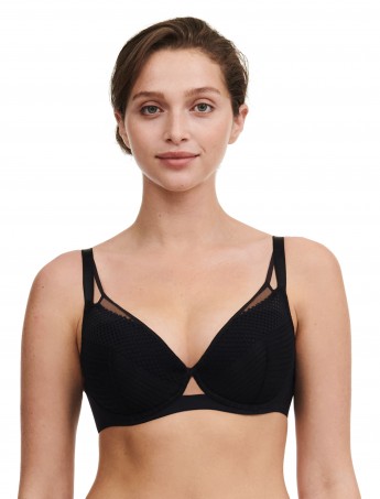 SUJETADOR CHANTELLE PLAY PLUNGE NEGRO