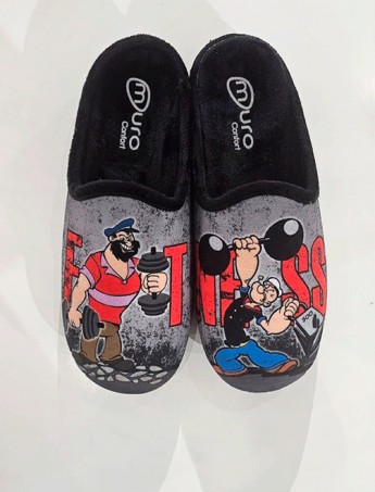 ZAPATILLAS MURO POPEYE NEGRO