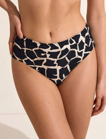 BRAGA ALTA BIKINI SELMARK PORTOFINO NEGRO Y CREMA
