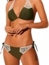 BIKINI YSABEL MORA VERDE MILITAR