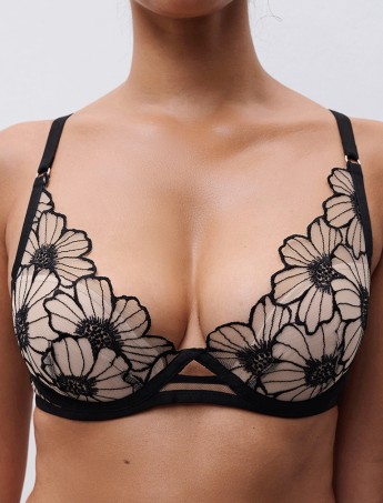 SUJETADOR CHANTELLE PULP LUSH NEGRO