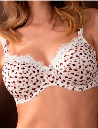 SUJETADOR ANTIGEL PEPITES BLANCO