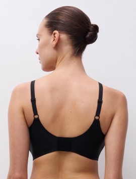 SUJETADOR SIN ARO CHANTELLE SOFTSTRETCH POWER NEGRO