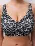 SUJETADOR SIN AROS CHANTELLE SOFTSTRETCH POWER LEOPARDO GRIS