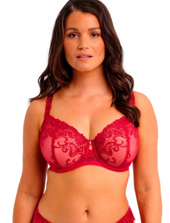 SUJETADOR BALCONETTE FANTASIE PORTIA ROJO