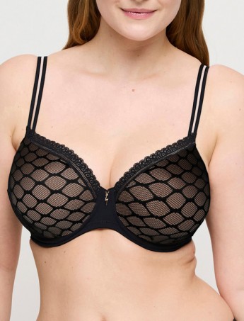 SUJETADOR PREFORMADO PRIMADONNA NAKO NEGRO