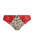 TANGA FREYA CHERISH ME RED LEOPARD THONG REO