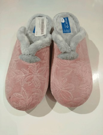 ZAPATILLAS MUJER MURO FLORES ROSAS