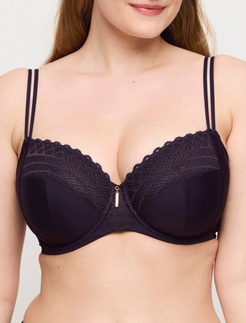 SUJETADOR PRIMADONNA EAST END SIN RELLENO MORADO