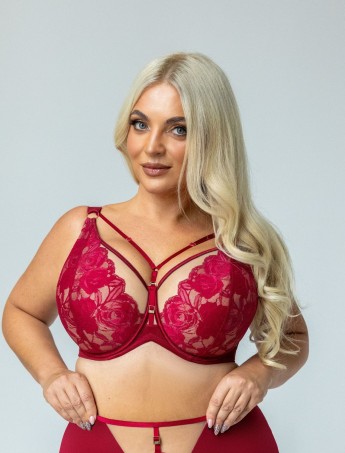 SUJETADOR KRISLINE CHERRY ROJO