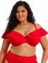 SUJETADOR BIKINI ELOMI PLAIN SAILING ROJO