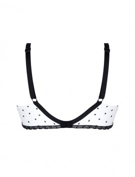 SUJETADOR PREFORMADO ANTIGEL COEUR ROCKEUSE BLANCO