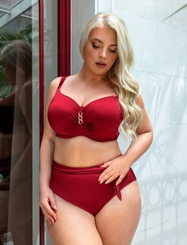 BRAGA ALTA BIKINI KRISLINE CURACAO BURDEOS