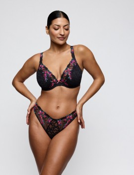 Sujetador preformado Primadonna Miyara Floral BLACK