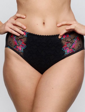 Braga alta Primadonna Miyara Floral BLACK