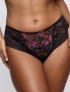Tanga Primadonna Miyara Floral BLACK